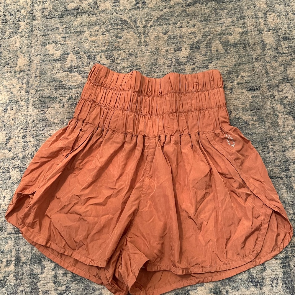 High waisted Smocked shorts
